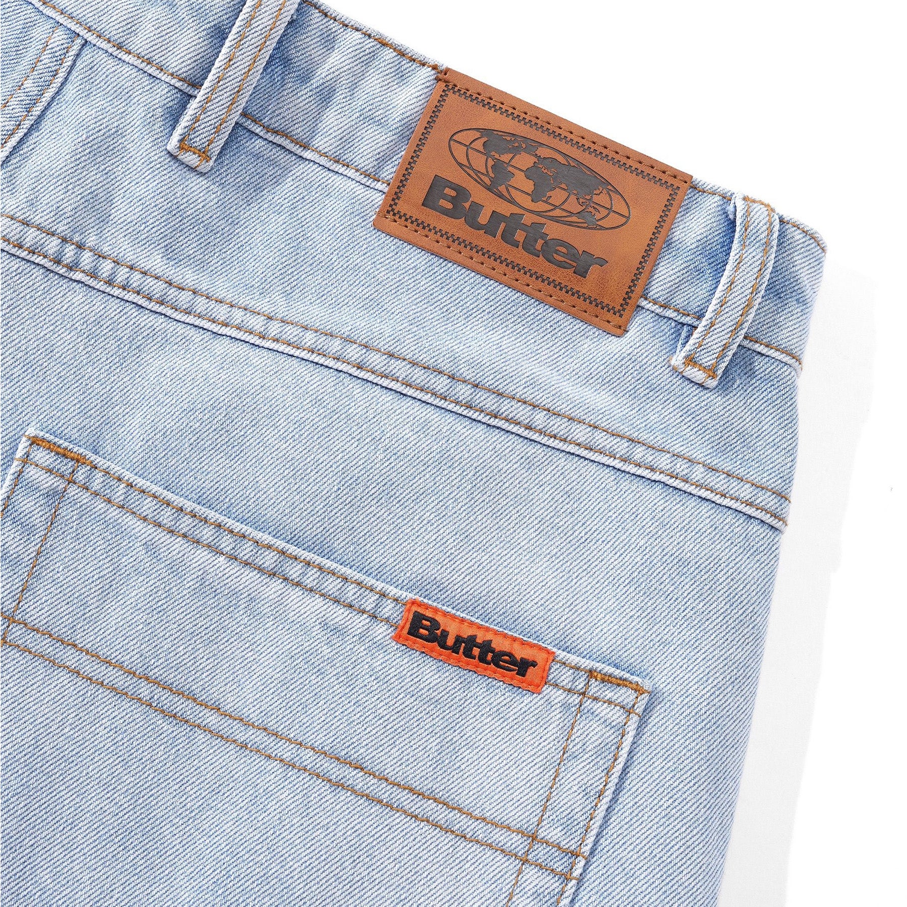 Butter Goods Baggy Denim Jeans Light Blue 25