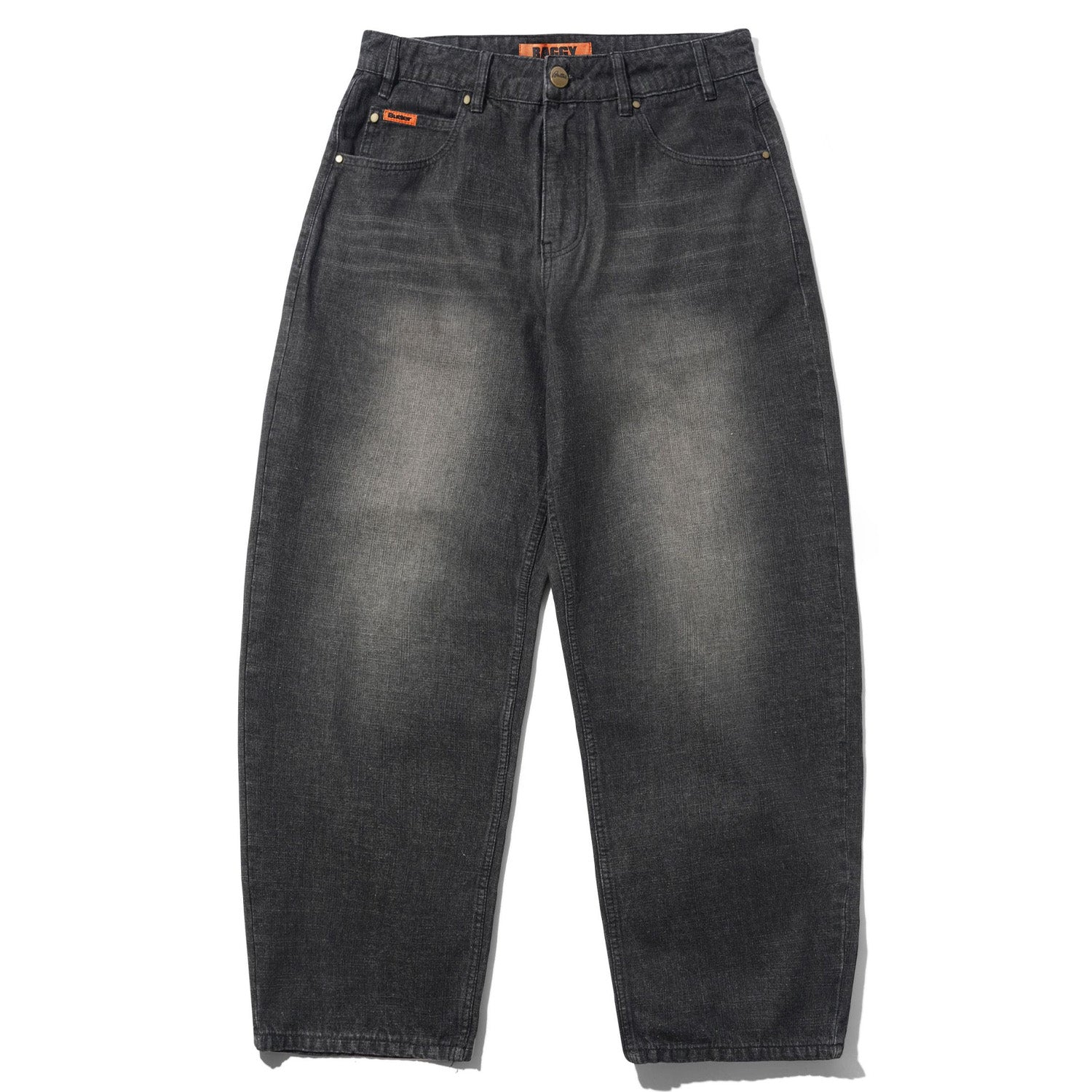 Butter Goods Baggy Denim Jeans Slub Black