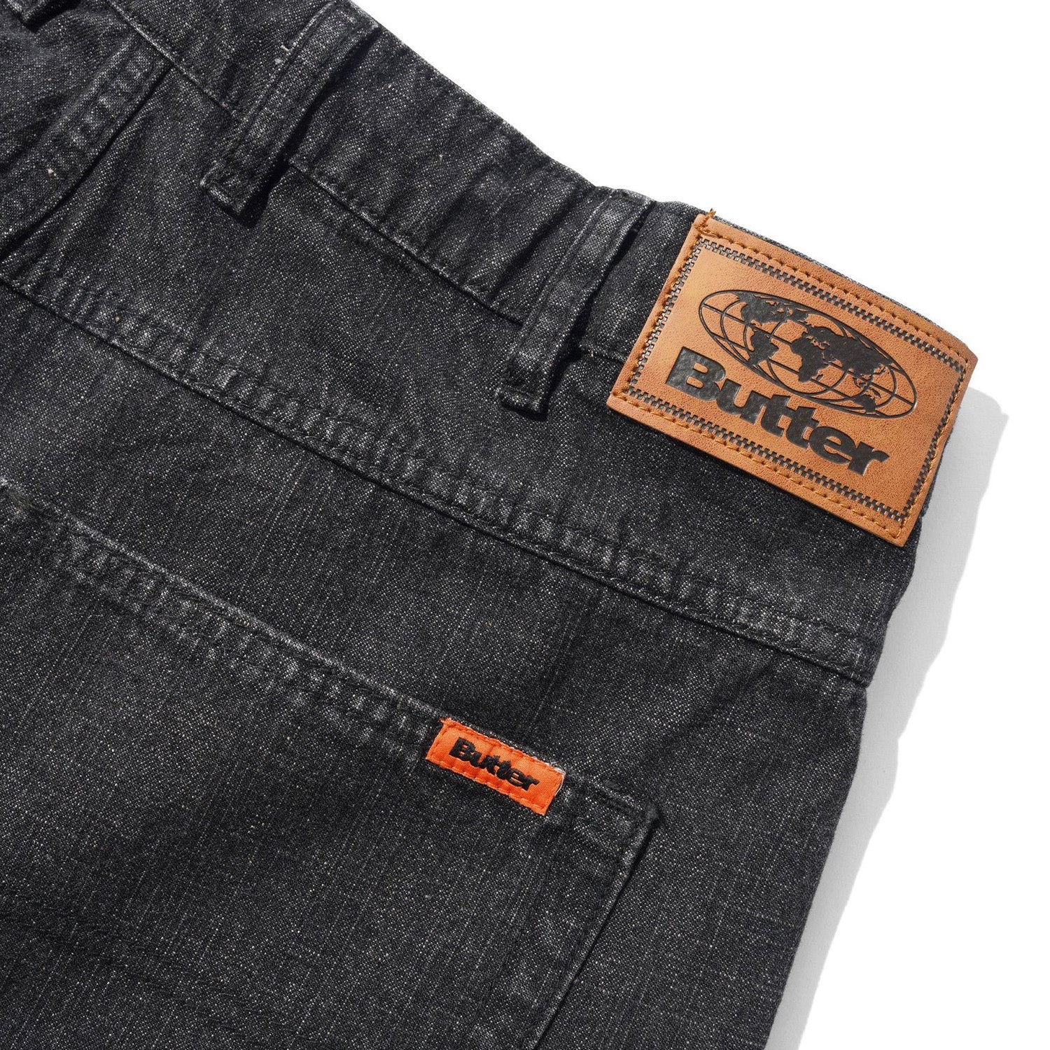 Butter Goods Baggy Denim Jeans Slub Black