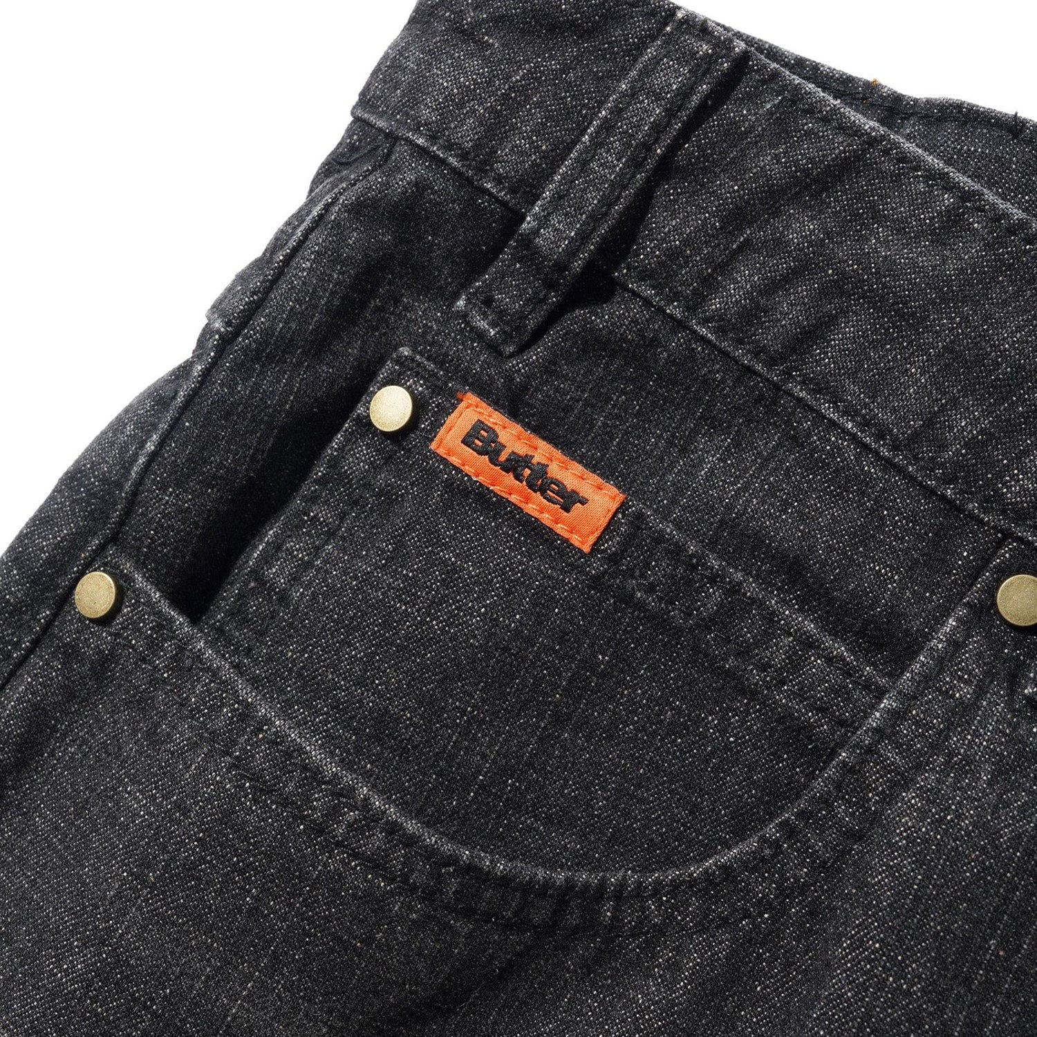 Butter Goods Baggy Denim Jeans Slub Black