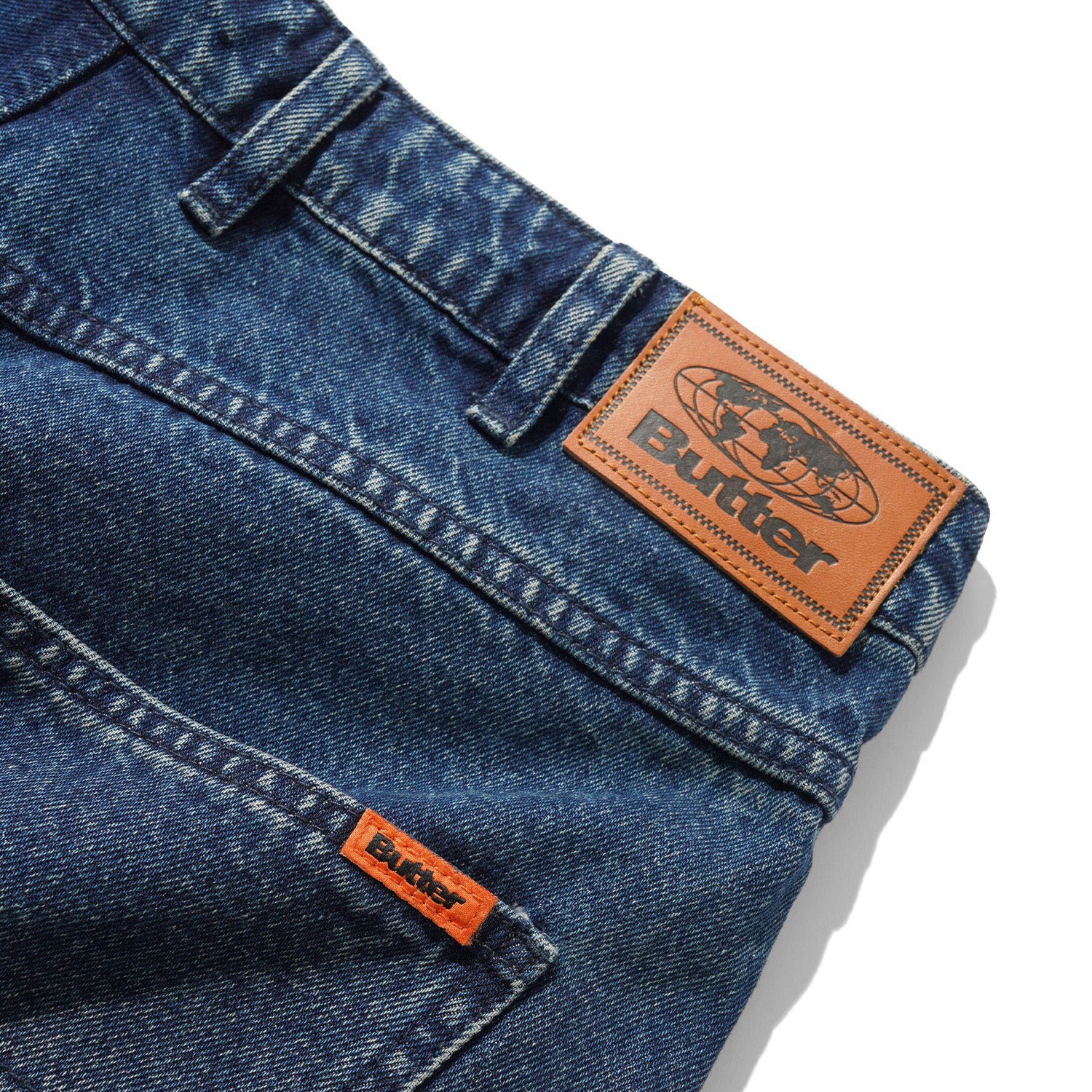 Butter Goods Baggy Denim Shorts Vintage Indigo Wash