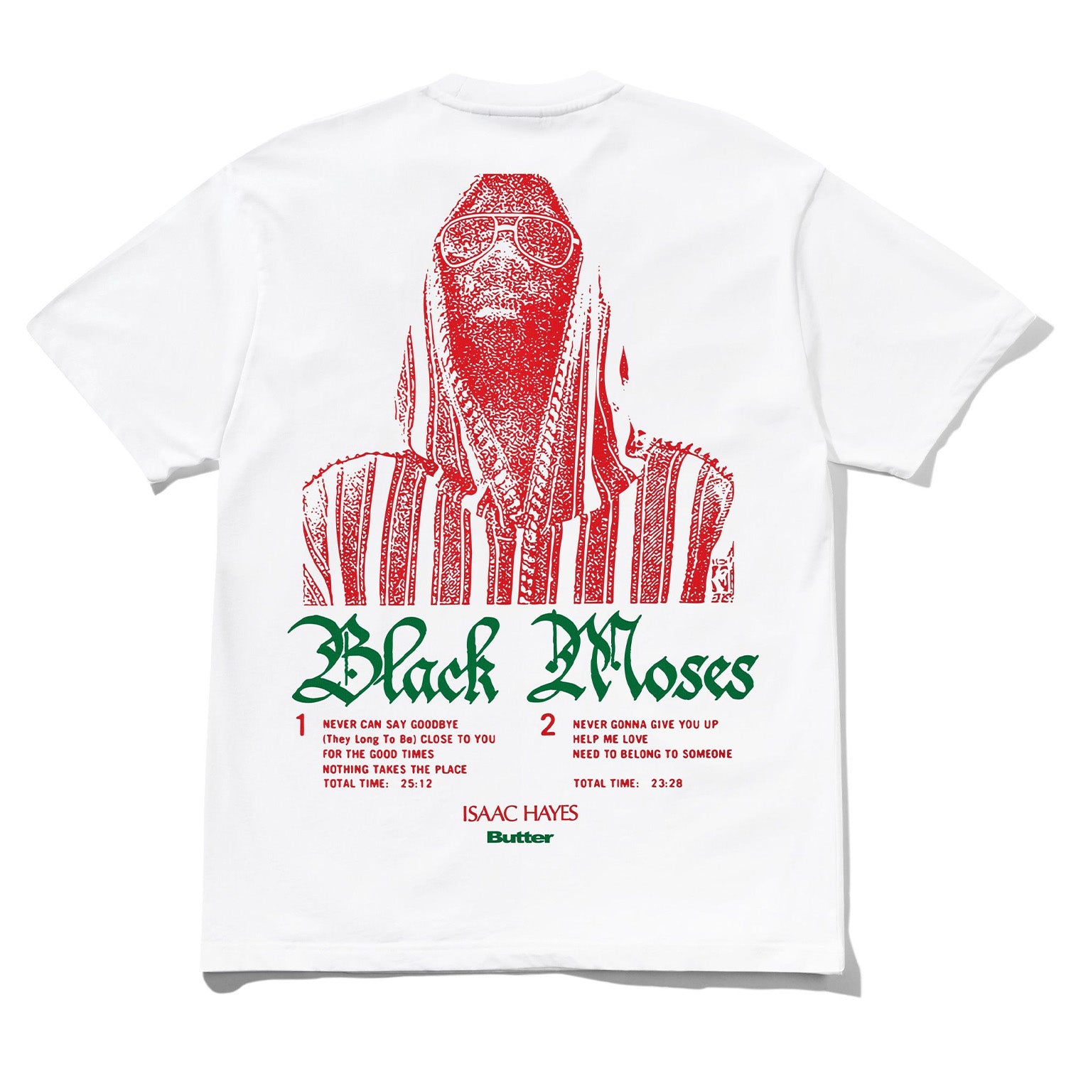 Butter Goods Black Moses Tee White