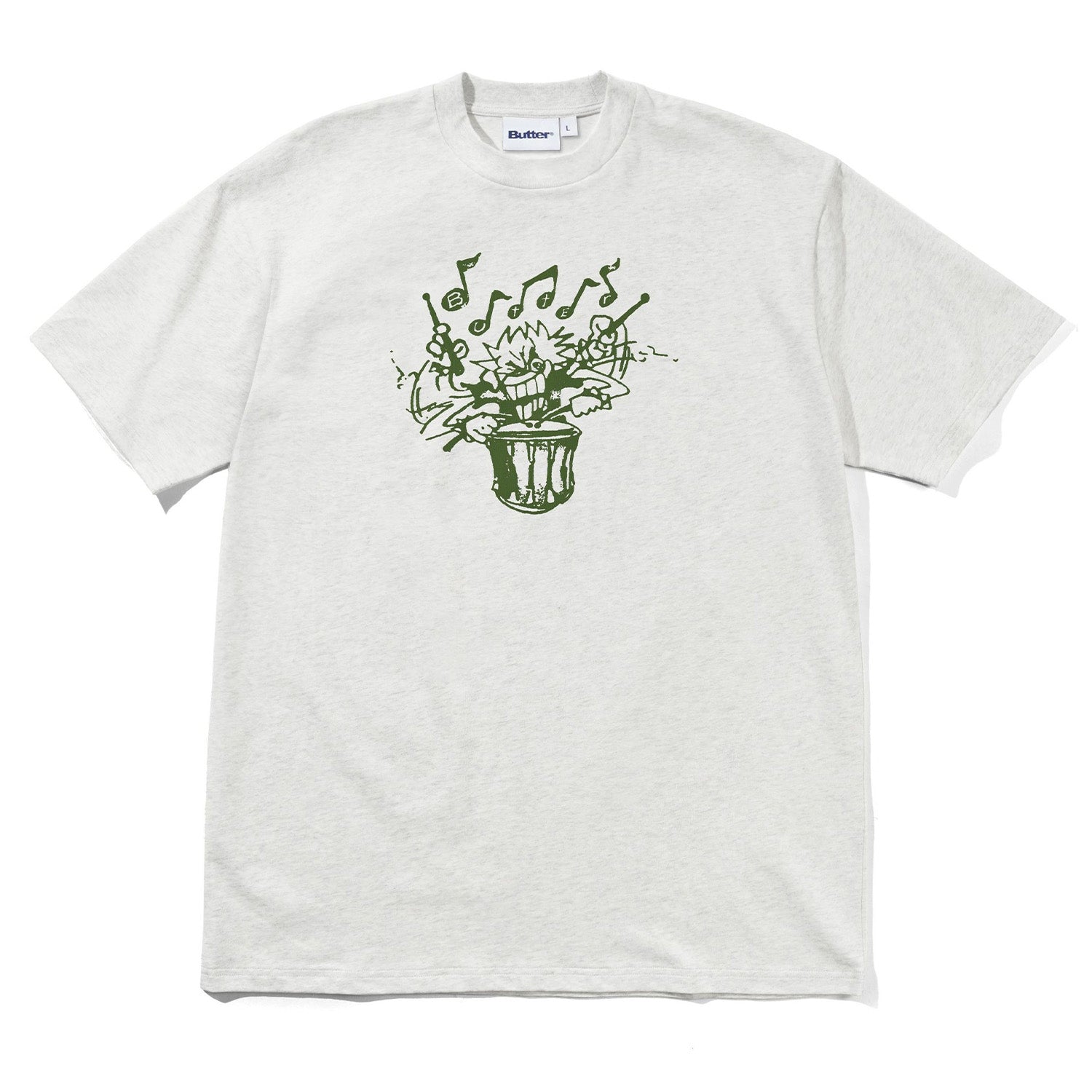 Butter Goods Blaring Tee Ash