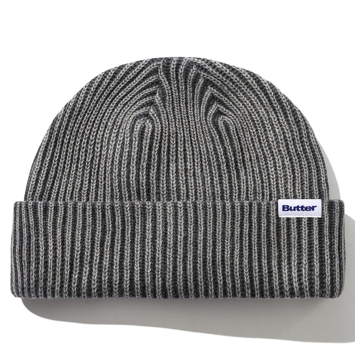 Butter Goods Bleached Wharfie Beanie Black