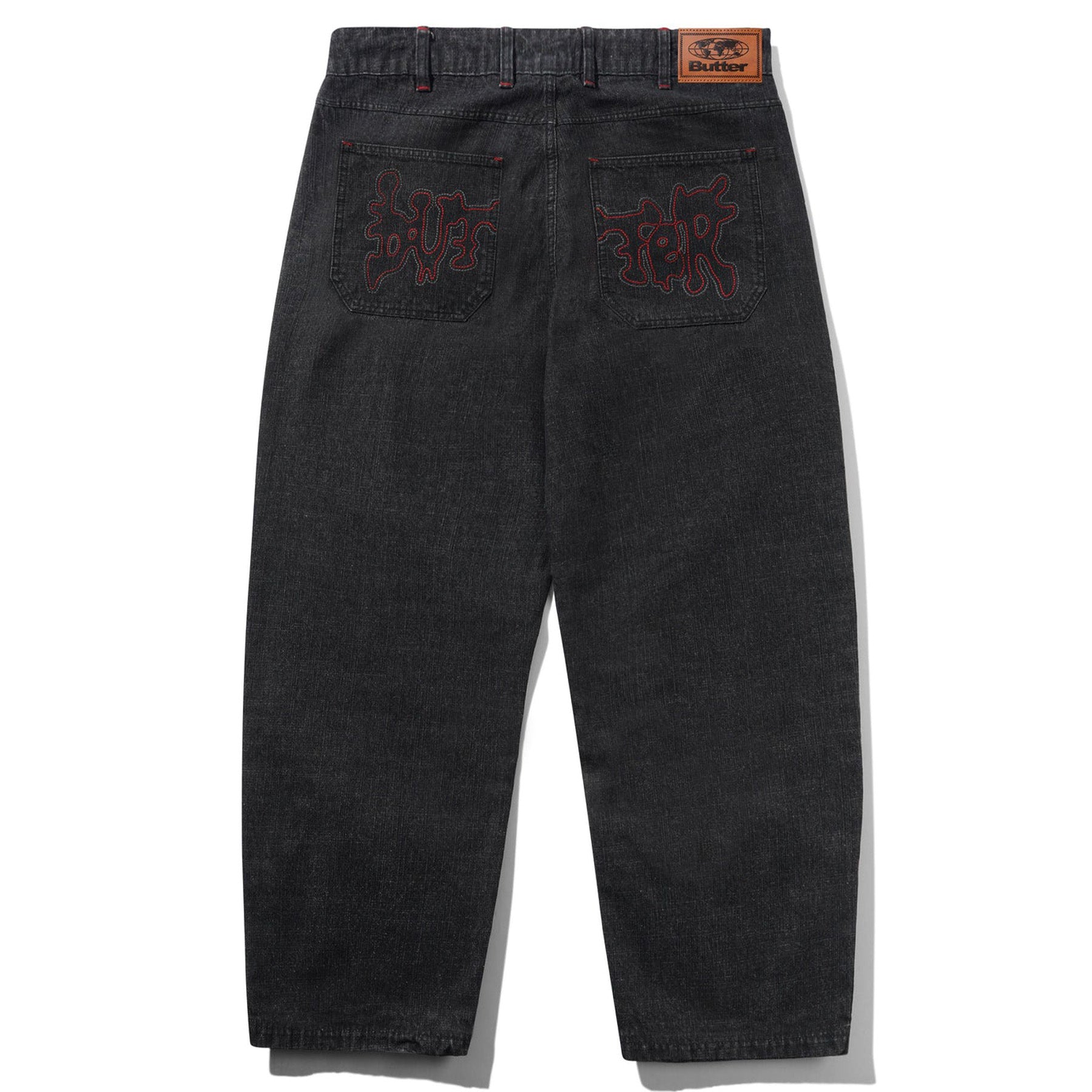 Butter Goods Blotch Denim Jeans Streaky Black