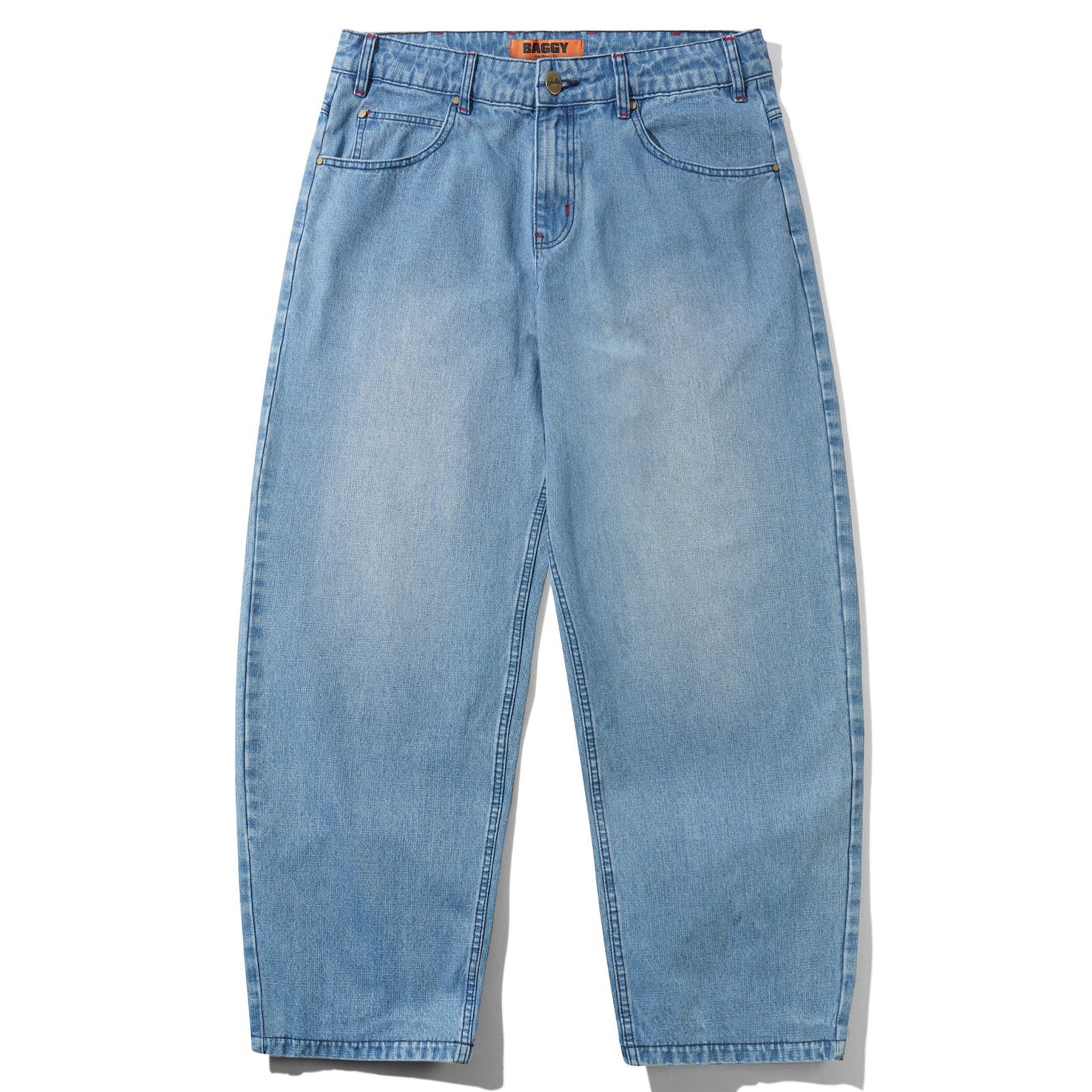 Butter Goods Blotch Denim Jeans Streaky Blue - Orchard Skateshop