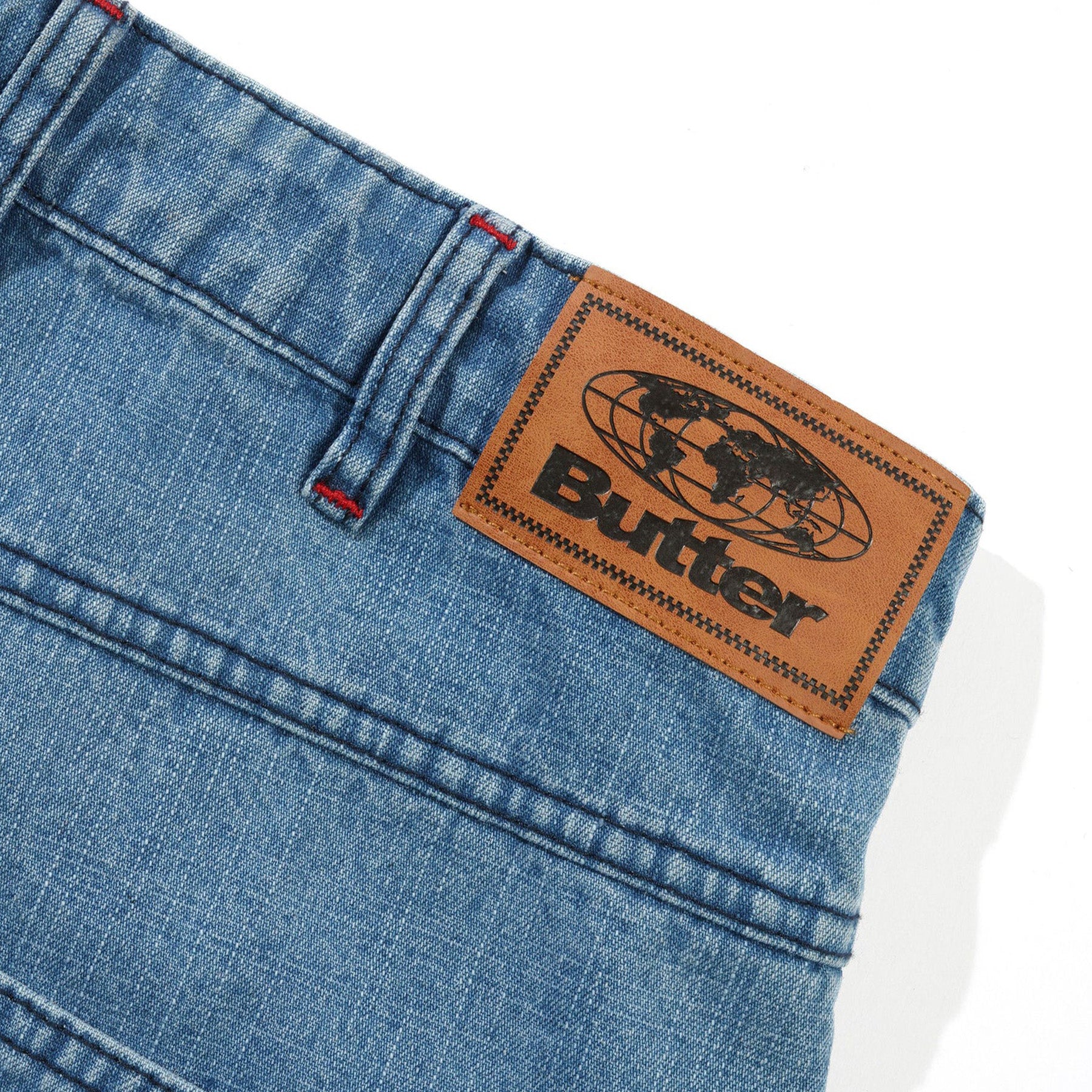 Butter Goods Blotch Denim Jeans Streaky Blue