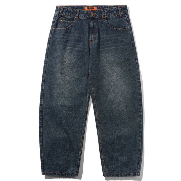 Butter Goods Blotch Denim Jeans Streaky Navy