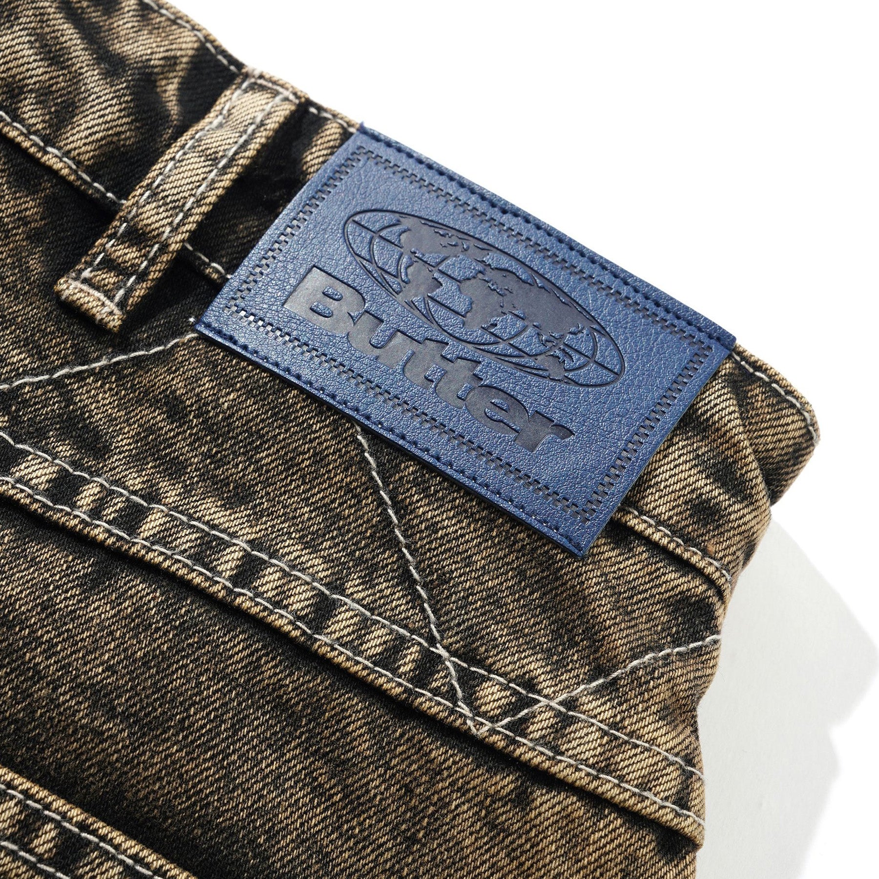 Butter Goods Bronco Denim Jeans Brown Tan