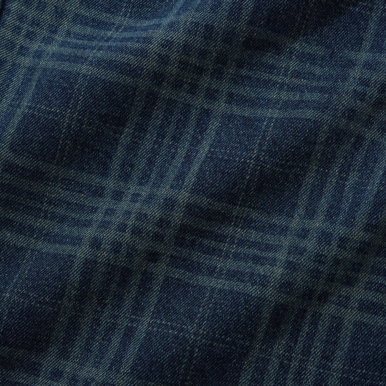 Butter Goods Burn Wide Cut Denim Jeans Dark Indigo Plaid