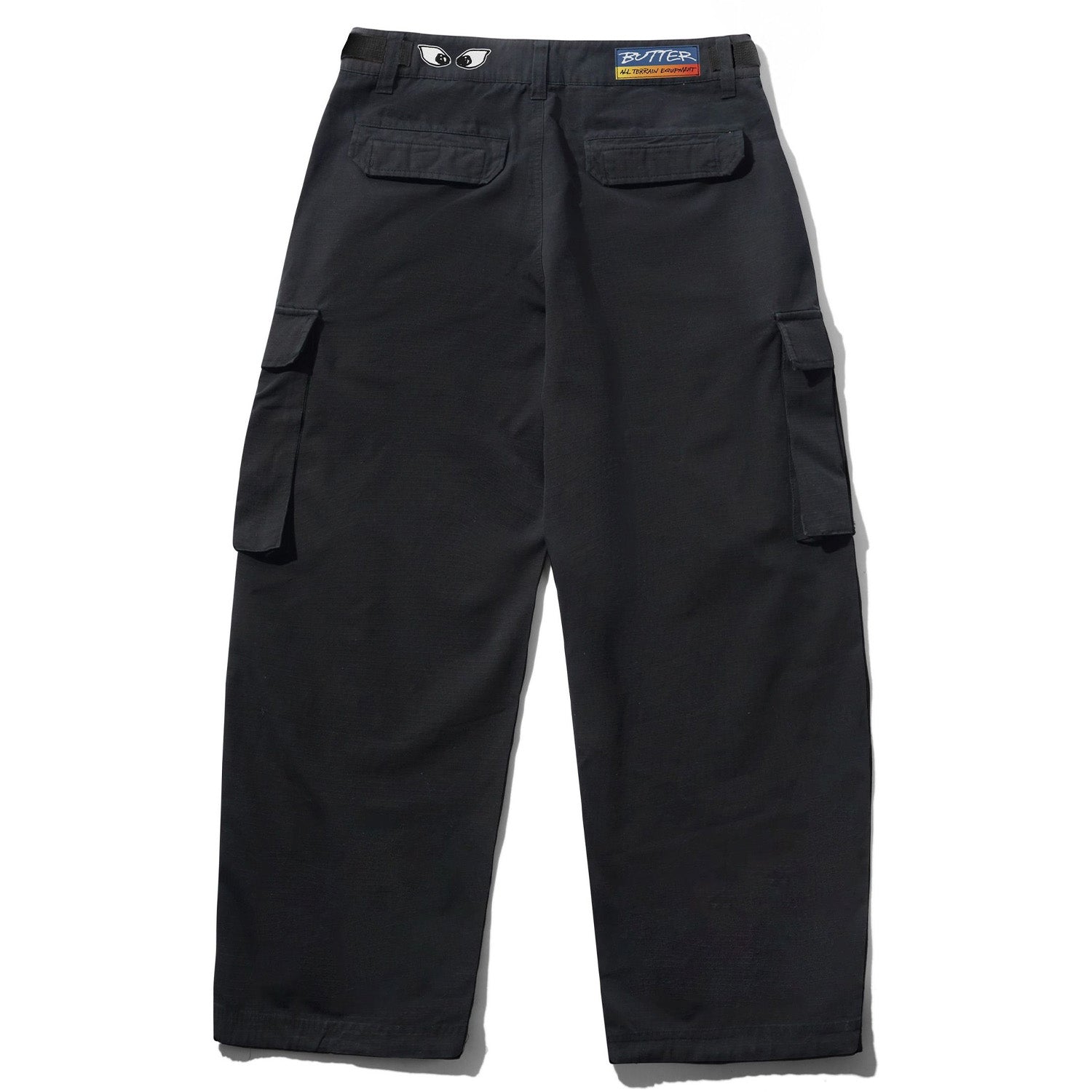 Butter Goods Cargo Pants Washed Black
