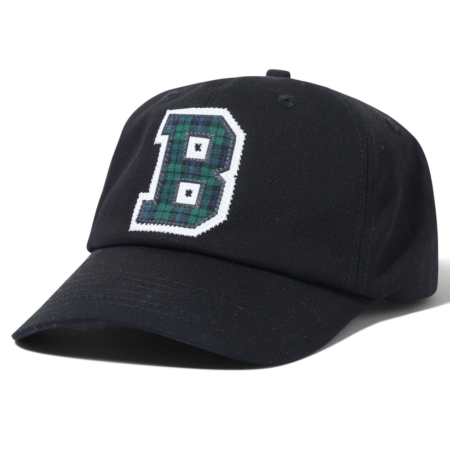 Butter Goods Collegiate 6 Panel Cap Black