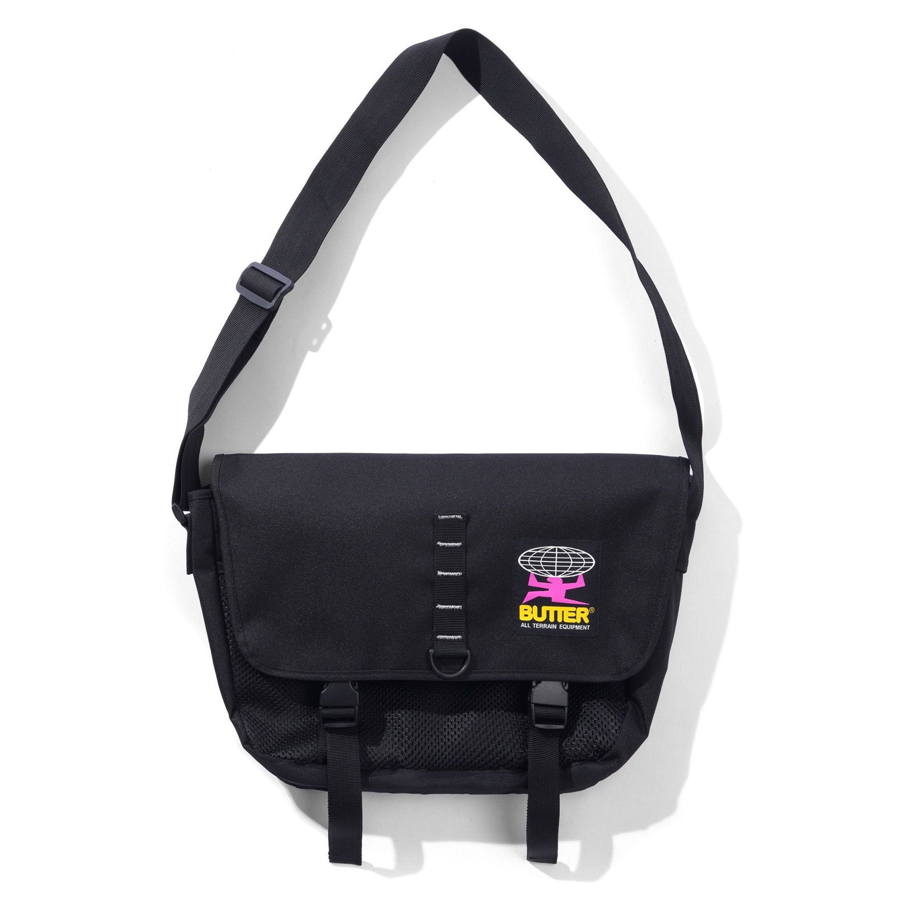 ★SOMEWHERE BUTTER.★ fle twoway bag black Butter Goods Commute Bag Black/Black Q225 - Orchard Skateshop