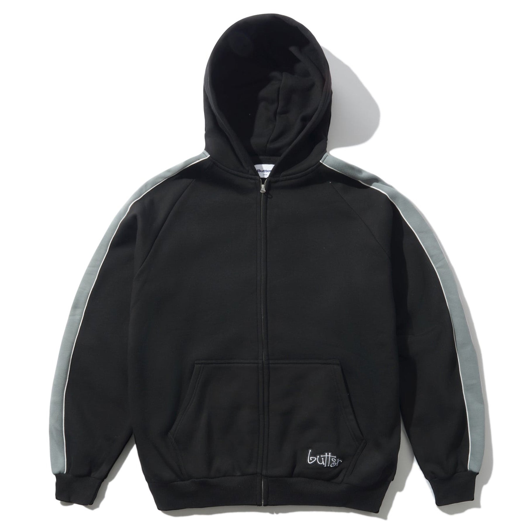 Butter Goods Connection Zip Thru Hood Black