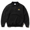 Butter Goods Corp 1/4 Zip Pullover Sweatshirt Black