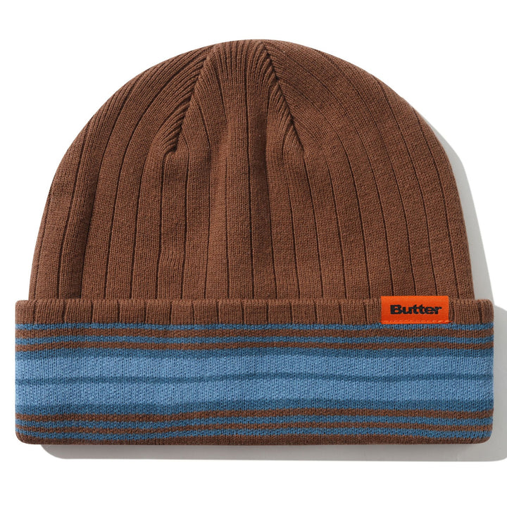 Butter Goods Crest Beanie Brown
