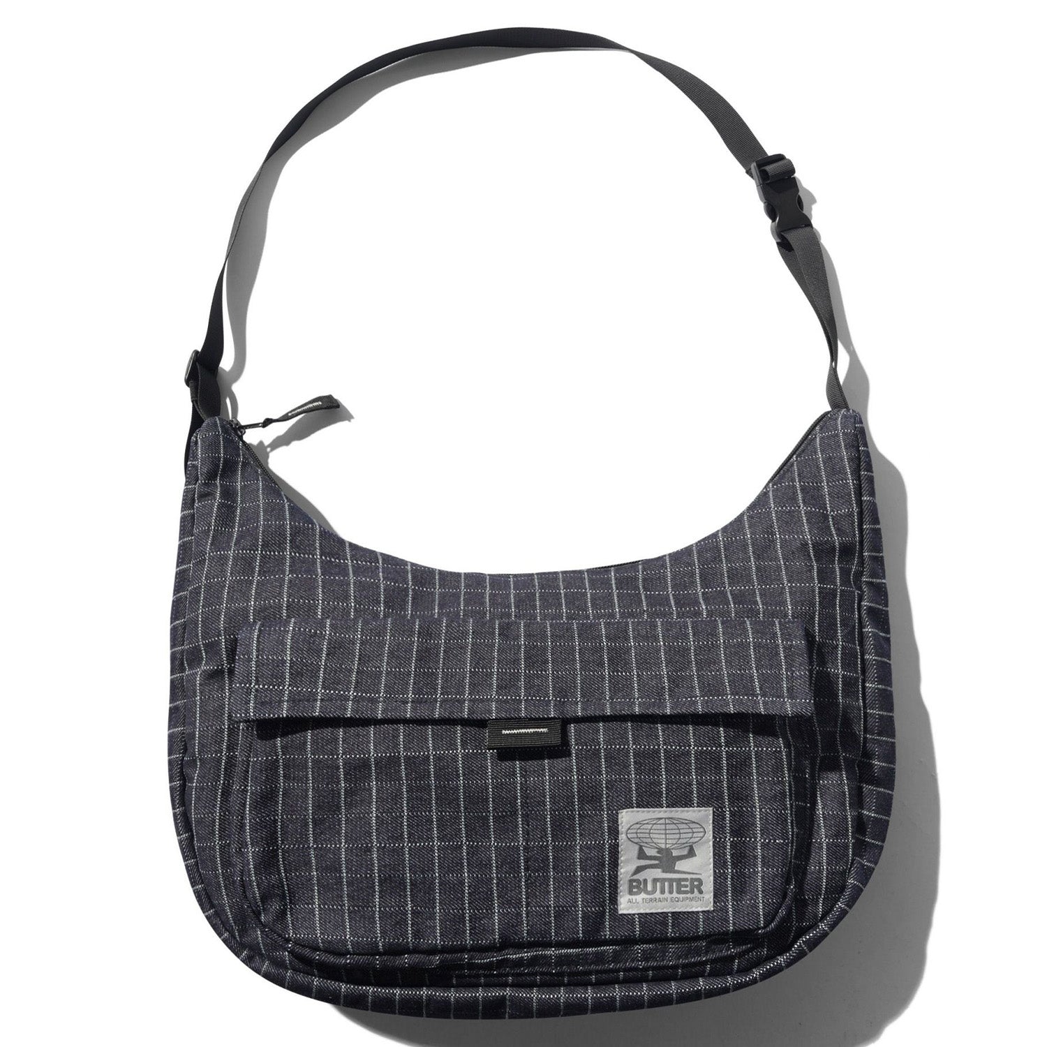 Butter Goods Crossbody Bag Grid Denim