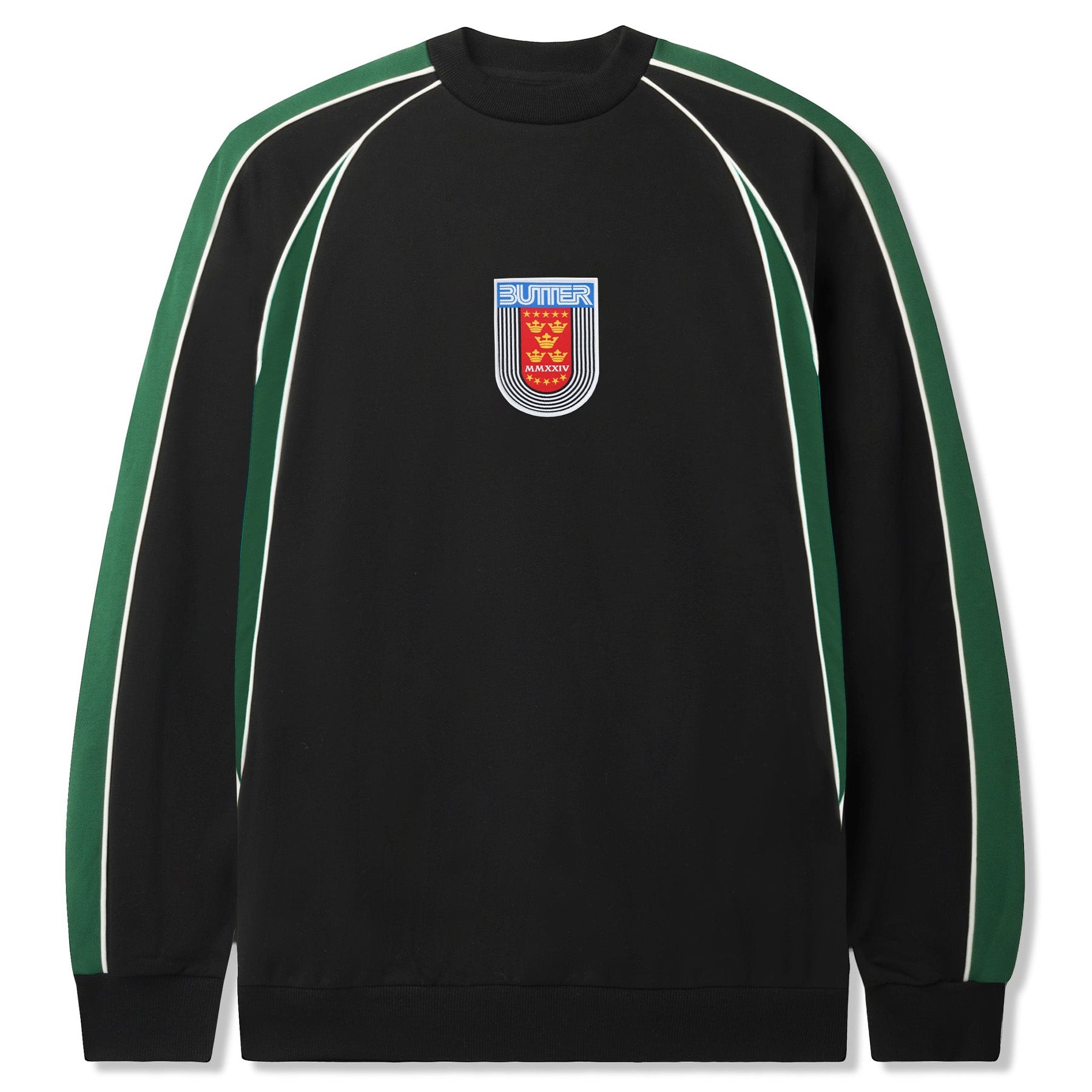 Butter Goods Crown Crewneck Black