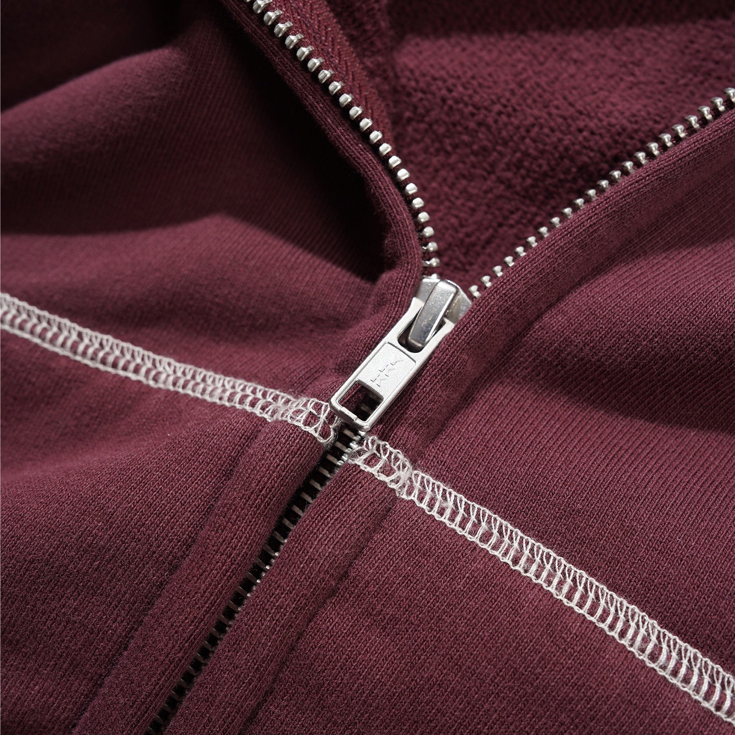 Butter Goods Drummer Zip-Thru Hoodie Washed Rhubarb