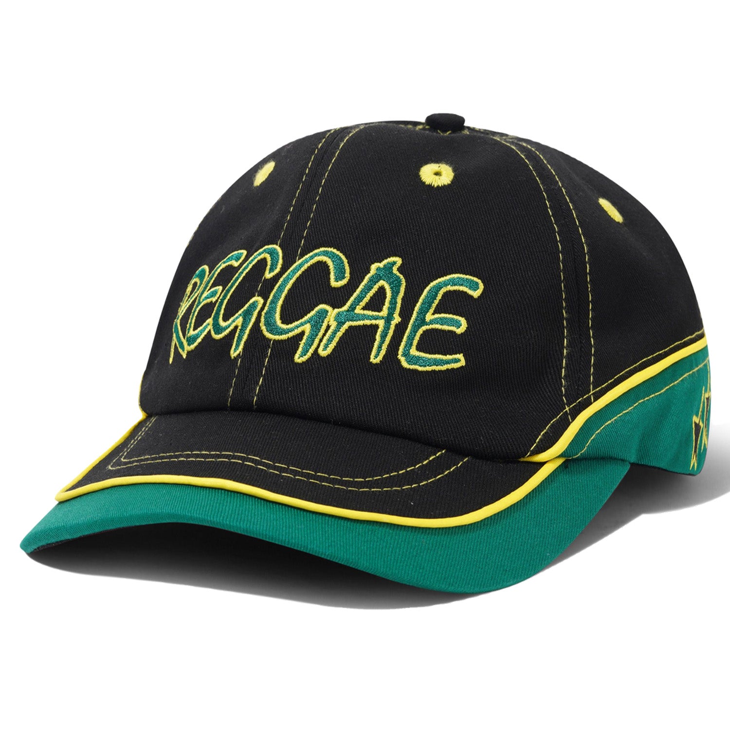 Butter Goods Dub 6 Panel Cap Black/Green