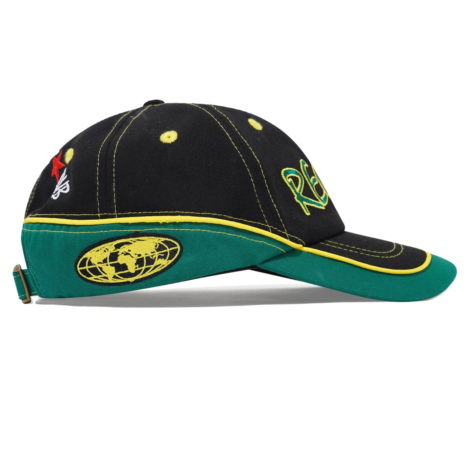 Butter Goods Dub 6 Panel Cap Black/Green