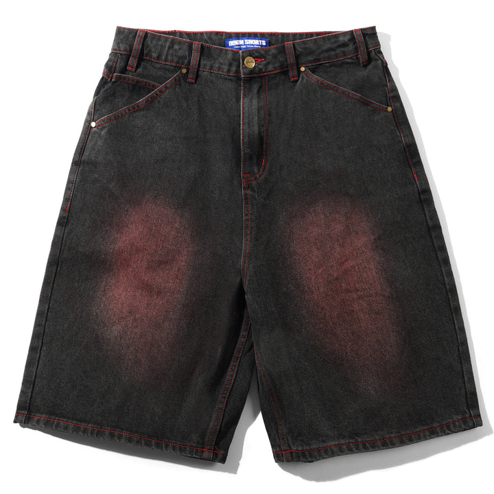 Butter Goods Encounter Denim Shorts Tinted Washed Black