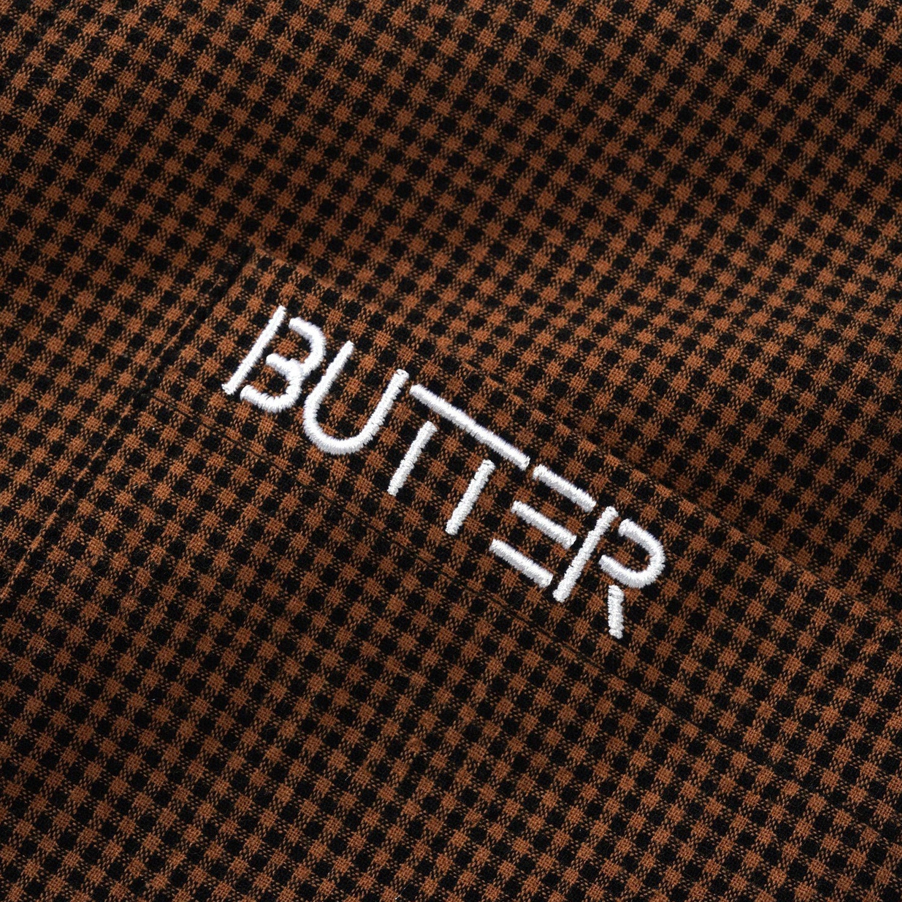 Butter Goods Equipt SS Plaid Shirt Brown