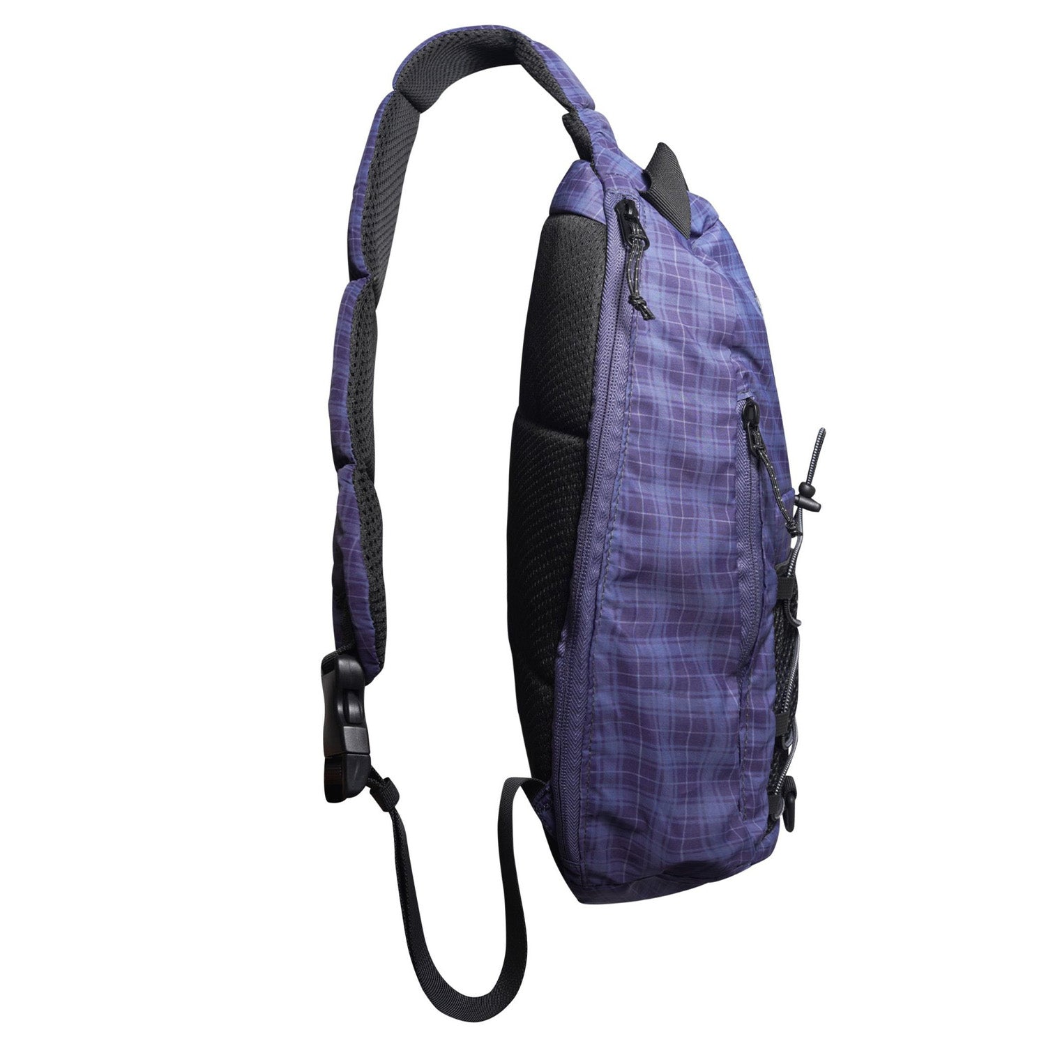 Butter Goods Express Shoulder Bag Navy Plaid