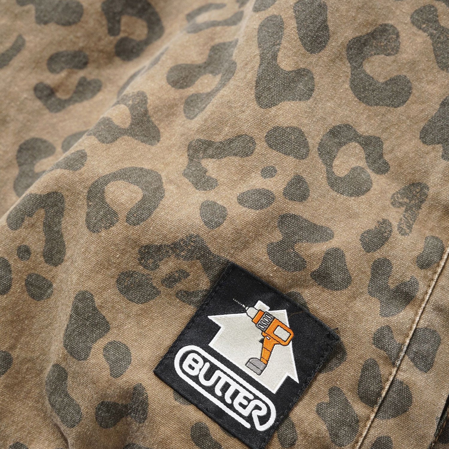 Butter Goods Insulated Work Jacket Leopard