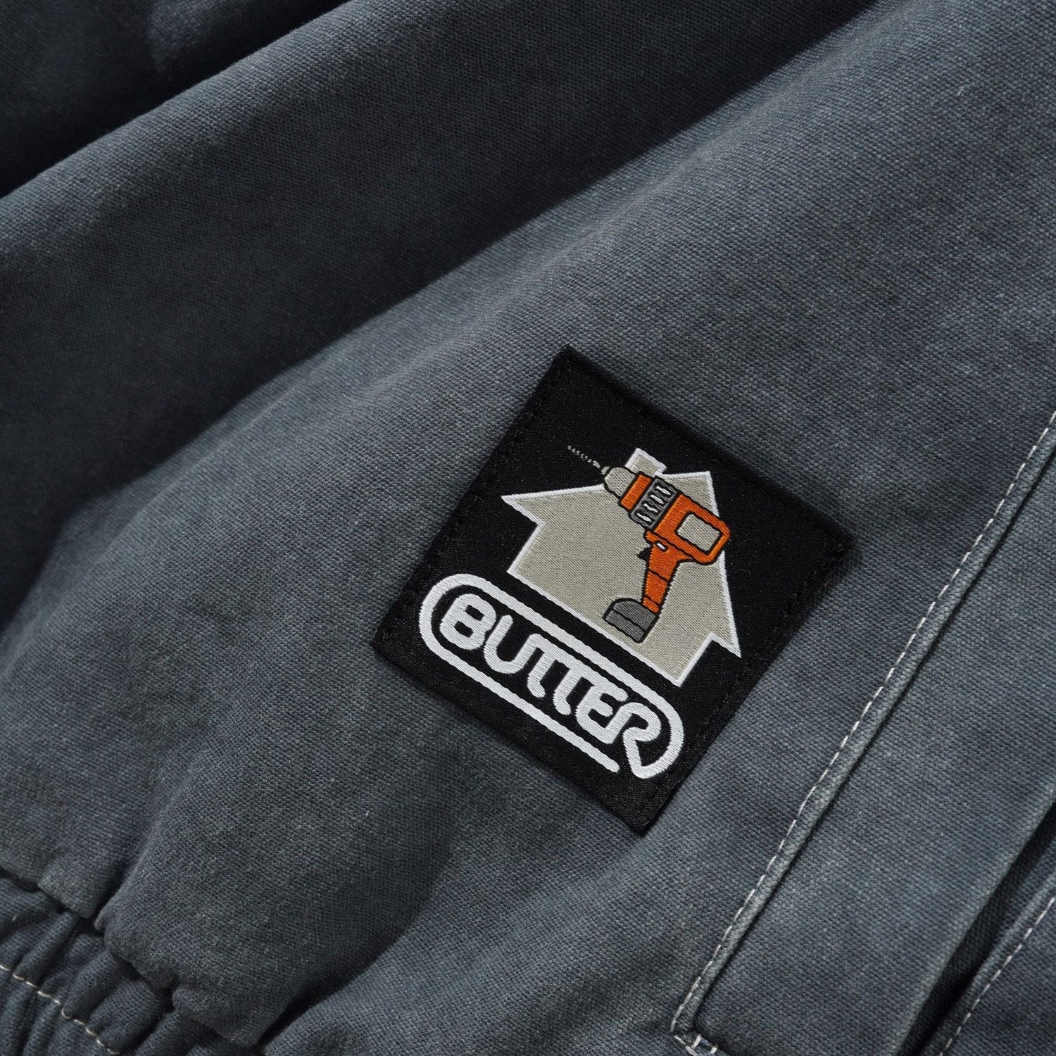 Butter Goods Insulated Work Jacket Washed Slate