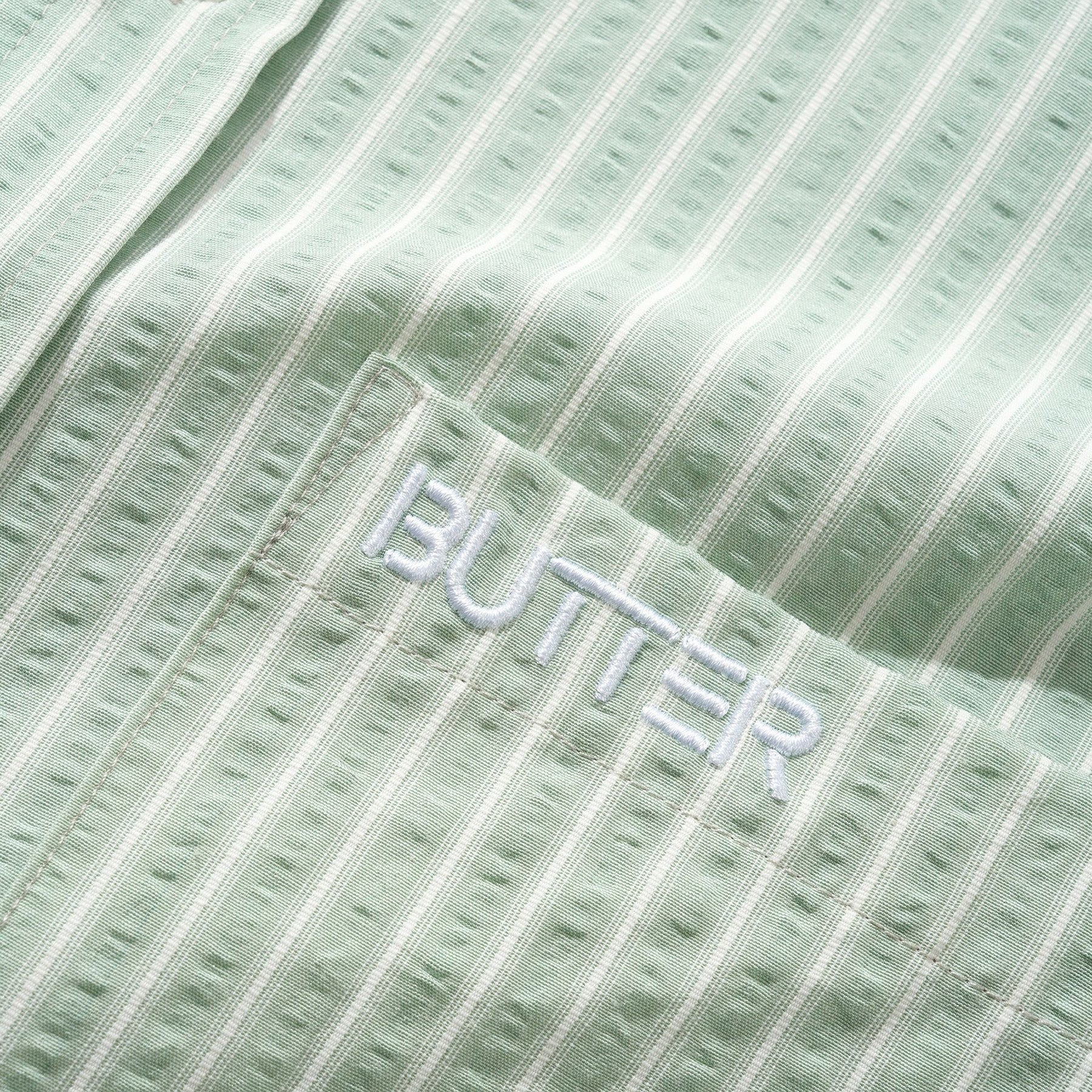 Butter Goods Lines Shirt Green
