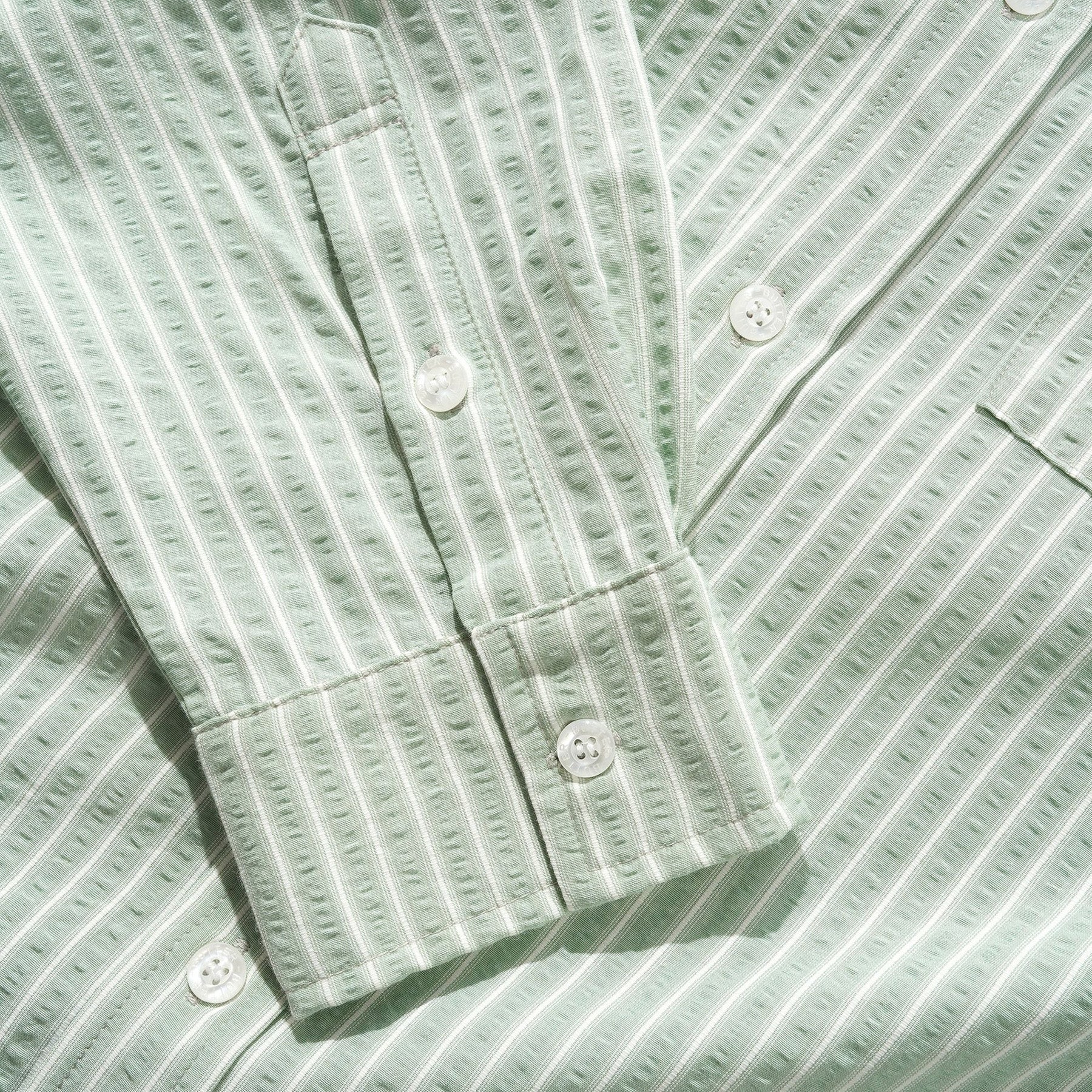 Butter Goods Lines Shirt Green