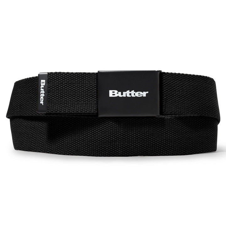 Butter Goods Logo Woven Belt Black