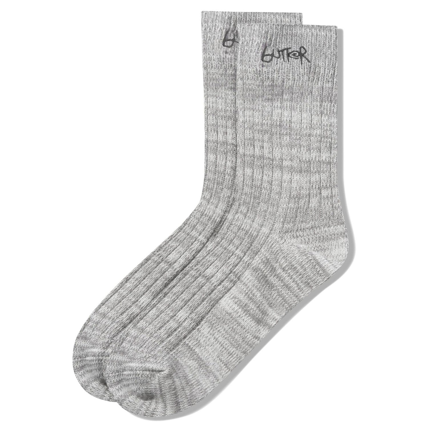 Butter Goods Mid-Cut Socks Ash