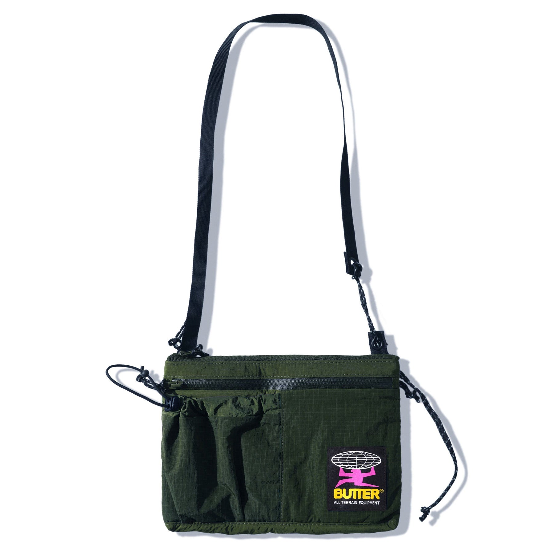 BUTTER GOODS】EXPRESS SHOULDER BAG black バターグッズ バック
