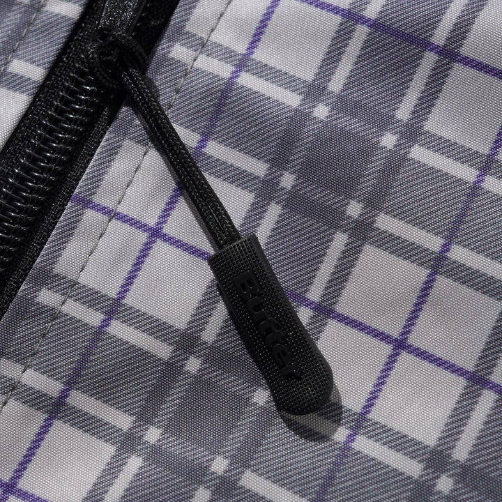 Butter Goods Plaid Nylon Jacket Grey