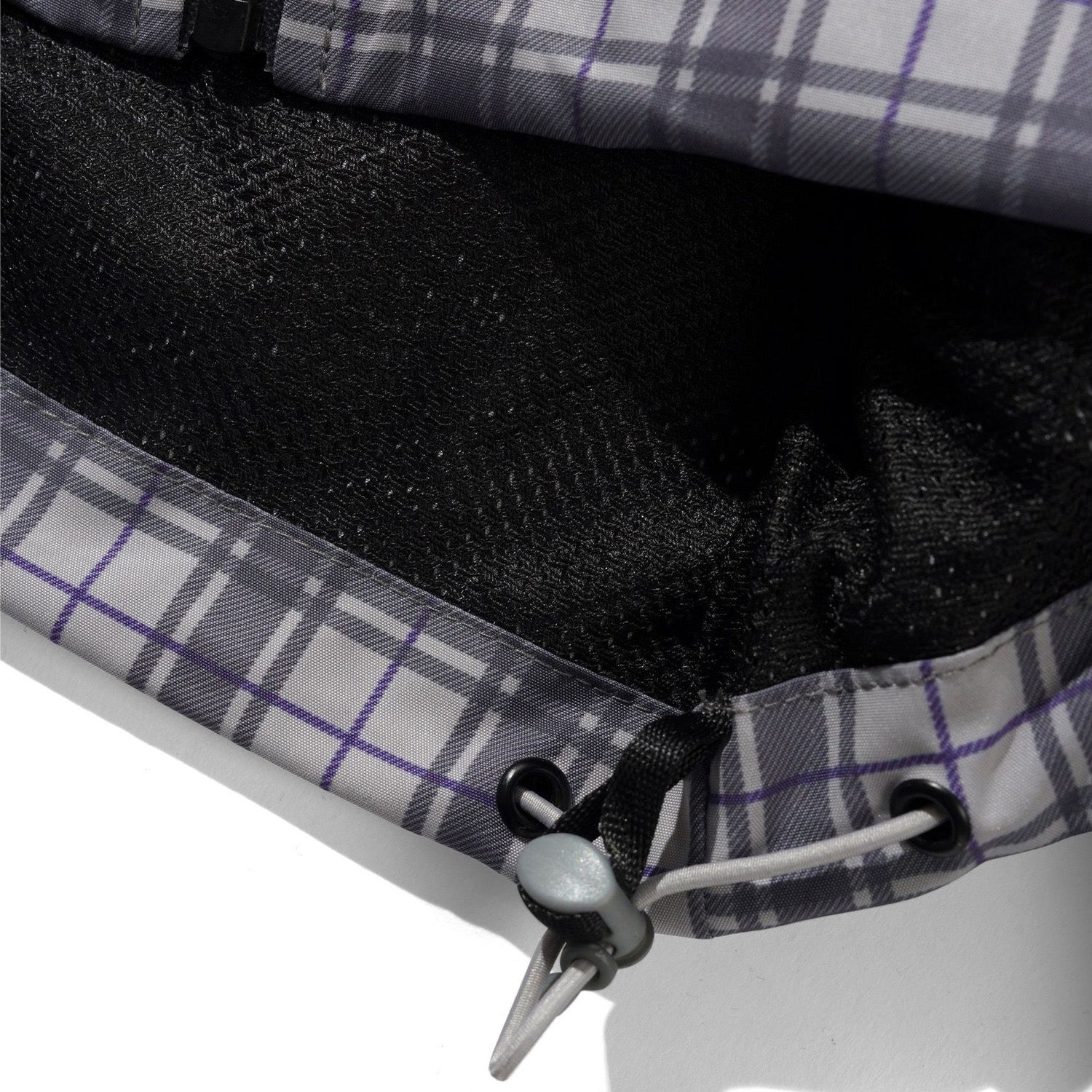 Butter Goods Plaid Nylon Jacket Grey