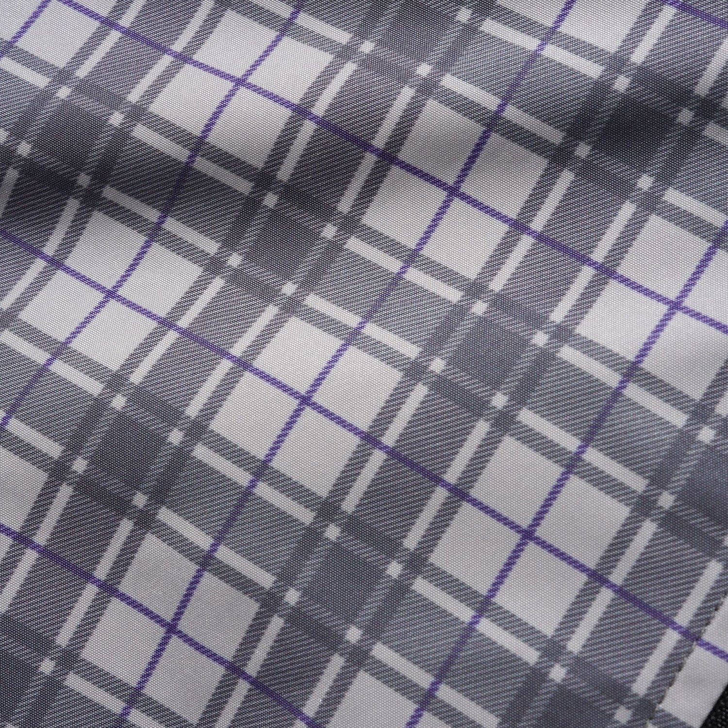 Butter Goods Plaid Nylon Jacket Grey