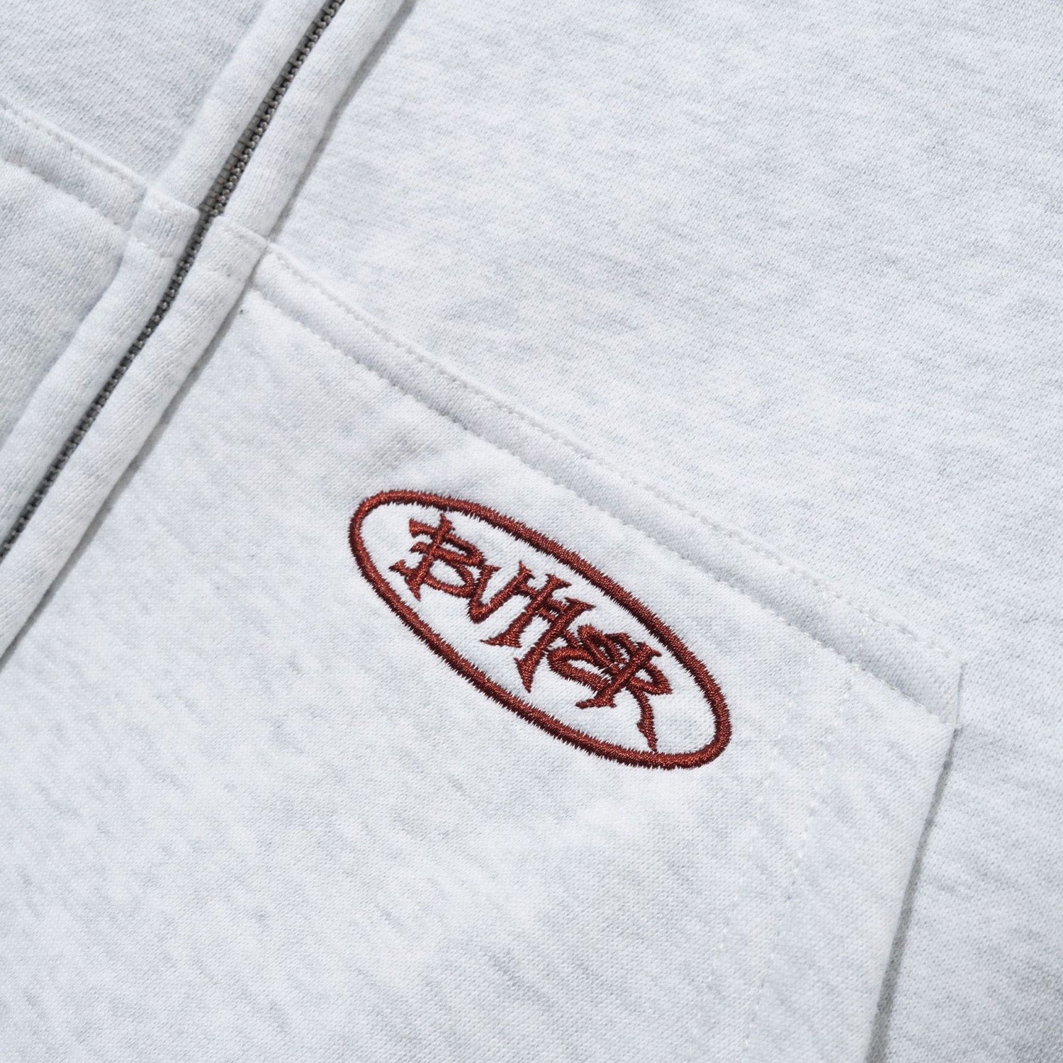 Butter Goods Plaid Zip-Thru Hood Washed Ash