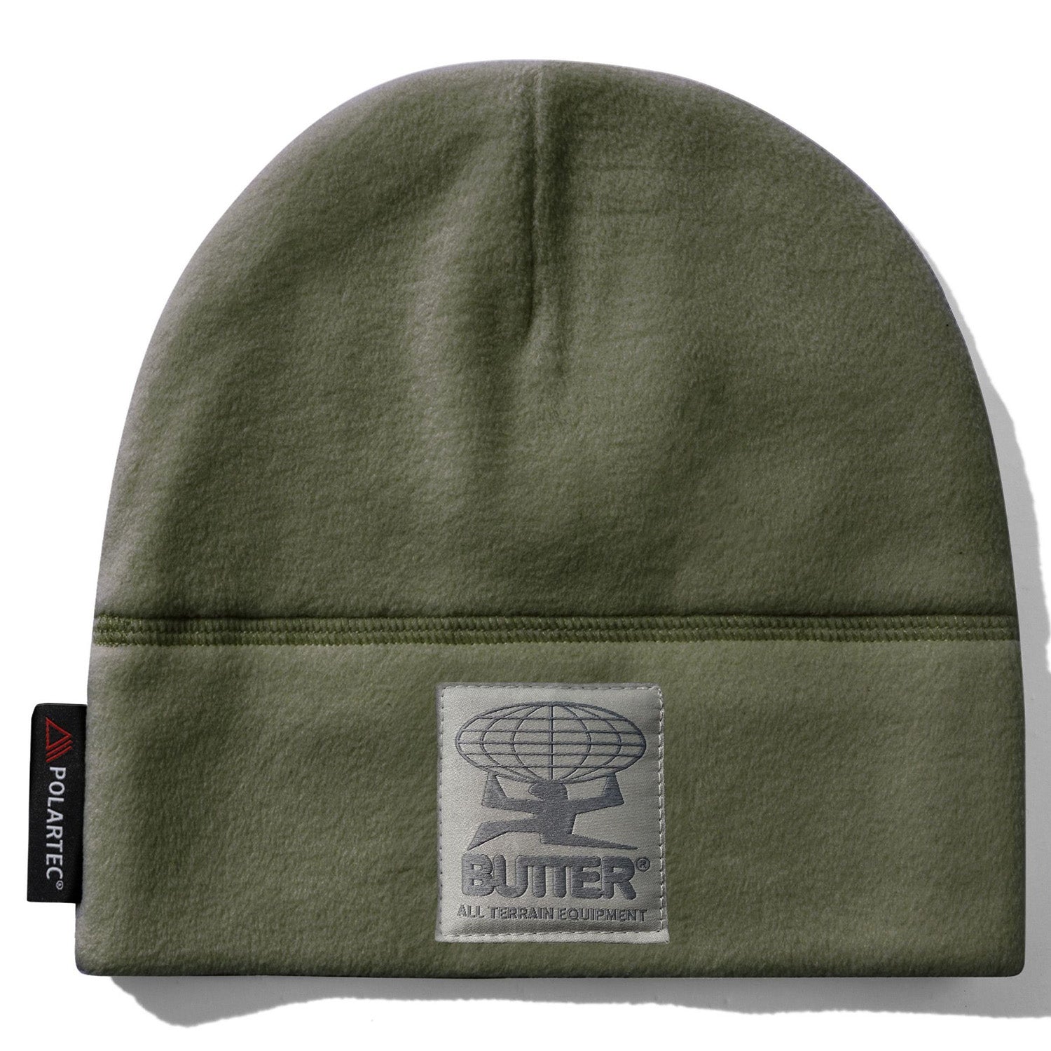 Butter Goods Polartec Skully Beanie Army