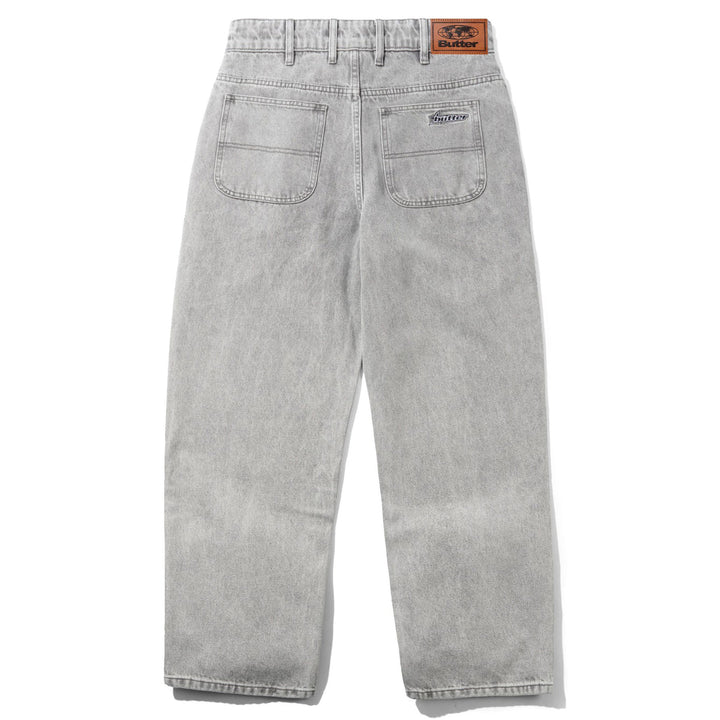 Butter Goods Racer Denim Jeans Grey Wash