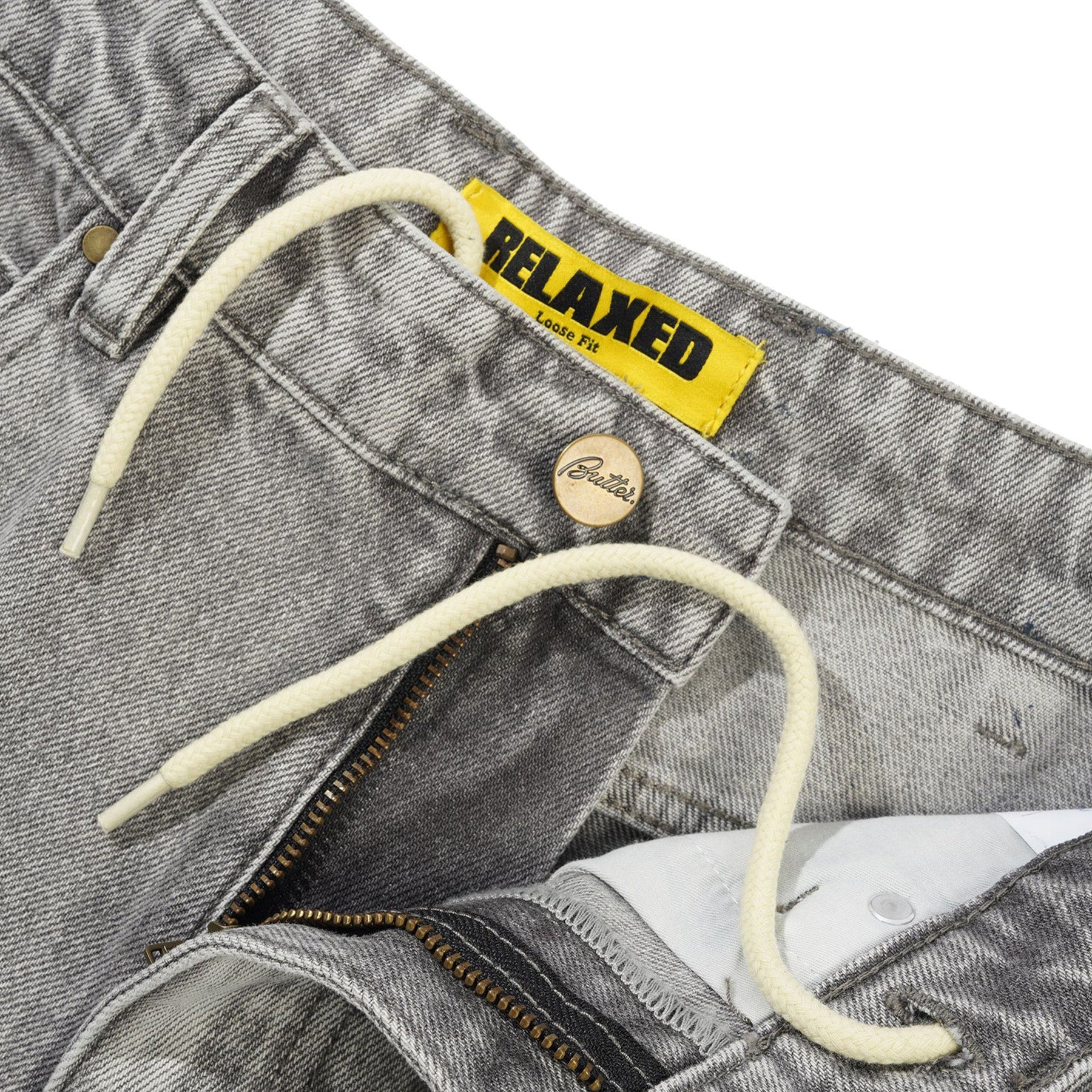 Butter Goods Racer Denim Jeans Grey Wash
