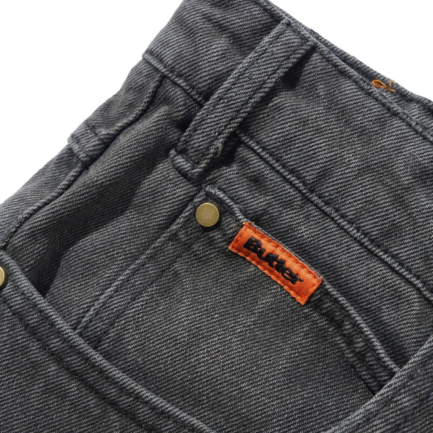 Butter Goods Relaxed Denim Jeans Faded Black