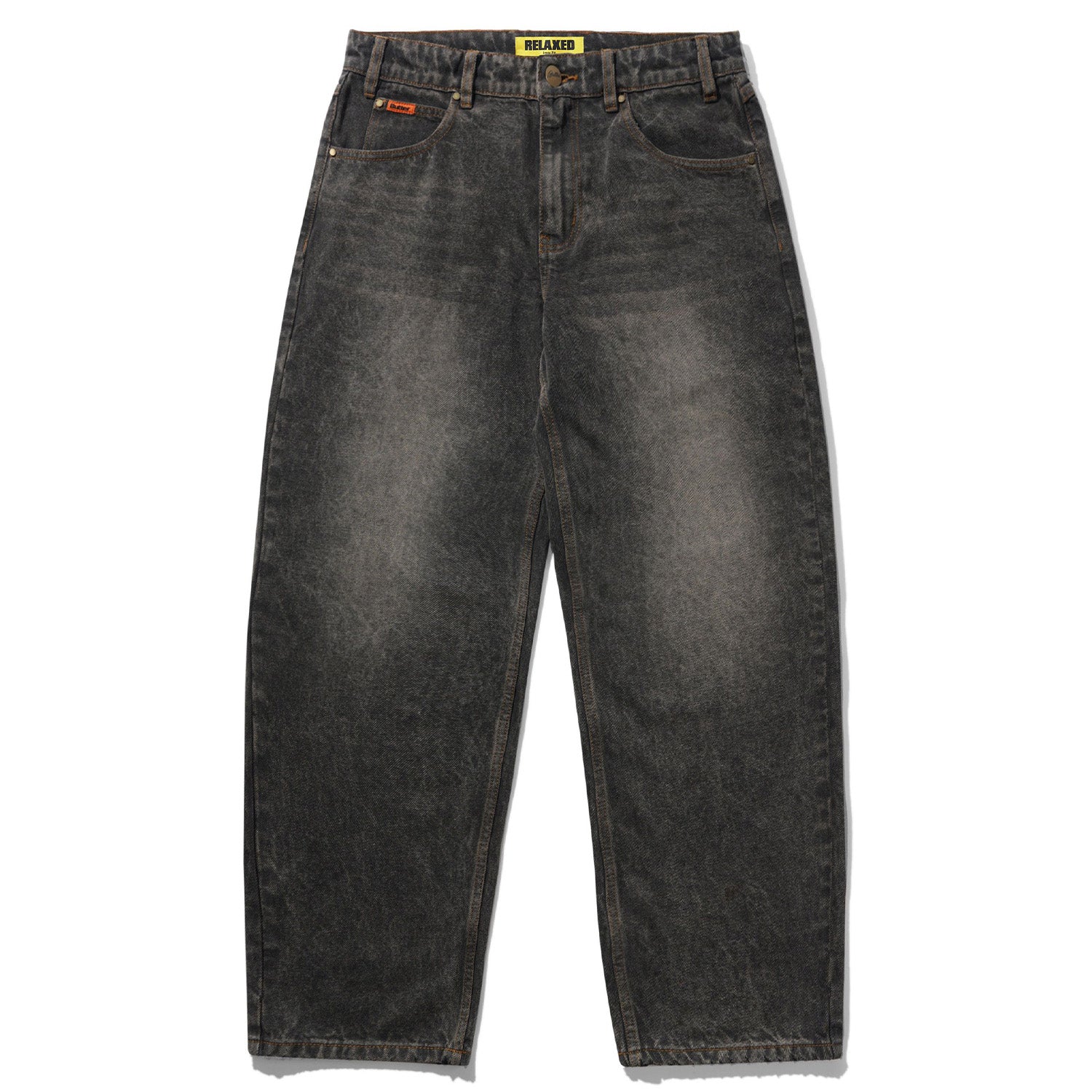 Butter Goods Relaxed Denim Jeans Faded Charcoal