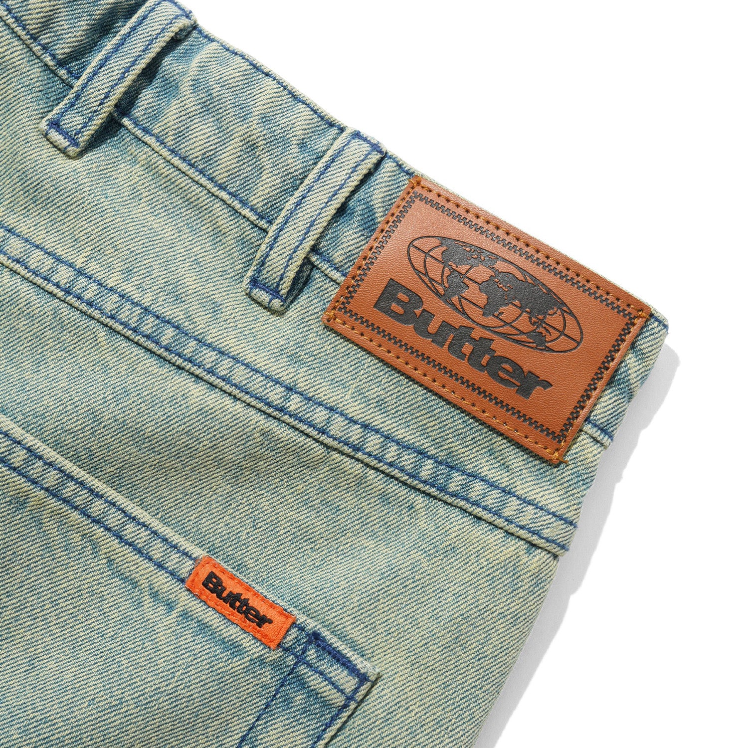 Butter Goods Relaxed Denim Jeans Sunfade Blue