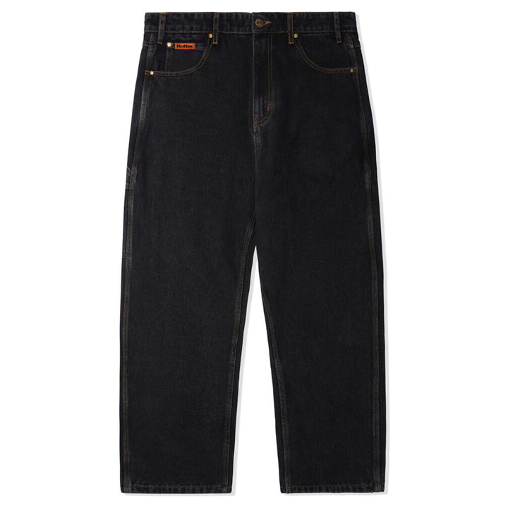 Butter Goods Relaxed Denim Jeans Washed Black 25