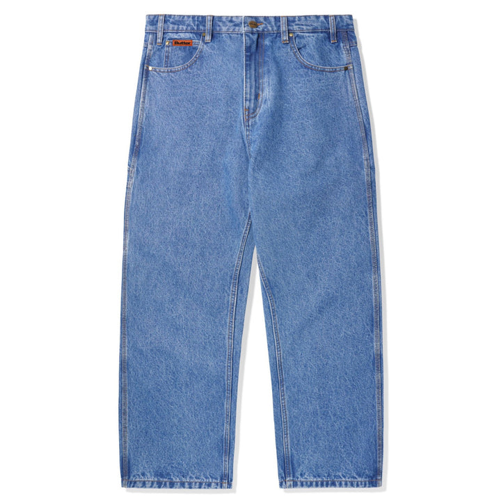 Butter Goods Relaxed Denim Jeans Washed Indigo 25