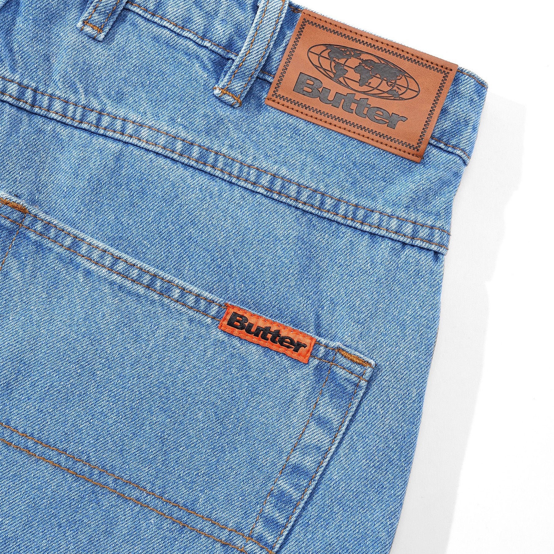 Butter Goods Relaxed Denim Jeans Washed Indigo 25