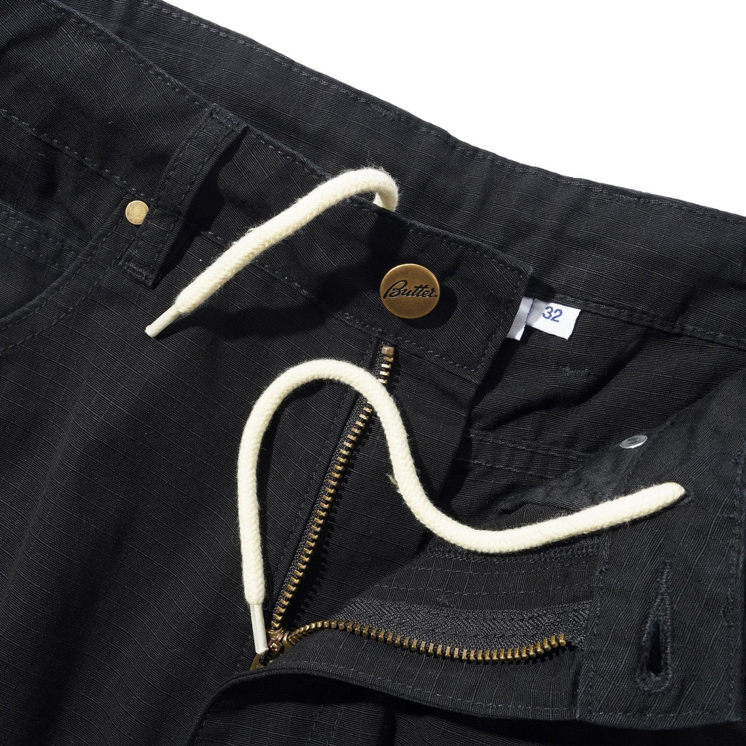 Butter Goods Ripstop Carpenter Pants Black