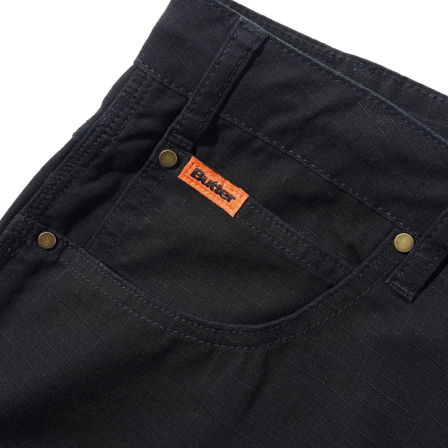 Butter Goods Ripstop Carpenter Pants Black